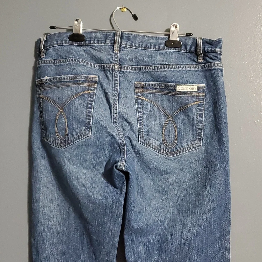 Calvin Klein High Rise Flare Jeans Size 12 Y2K